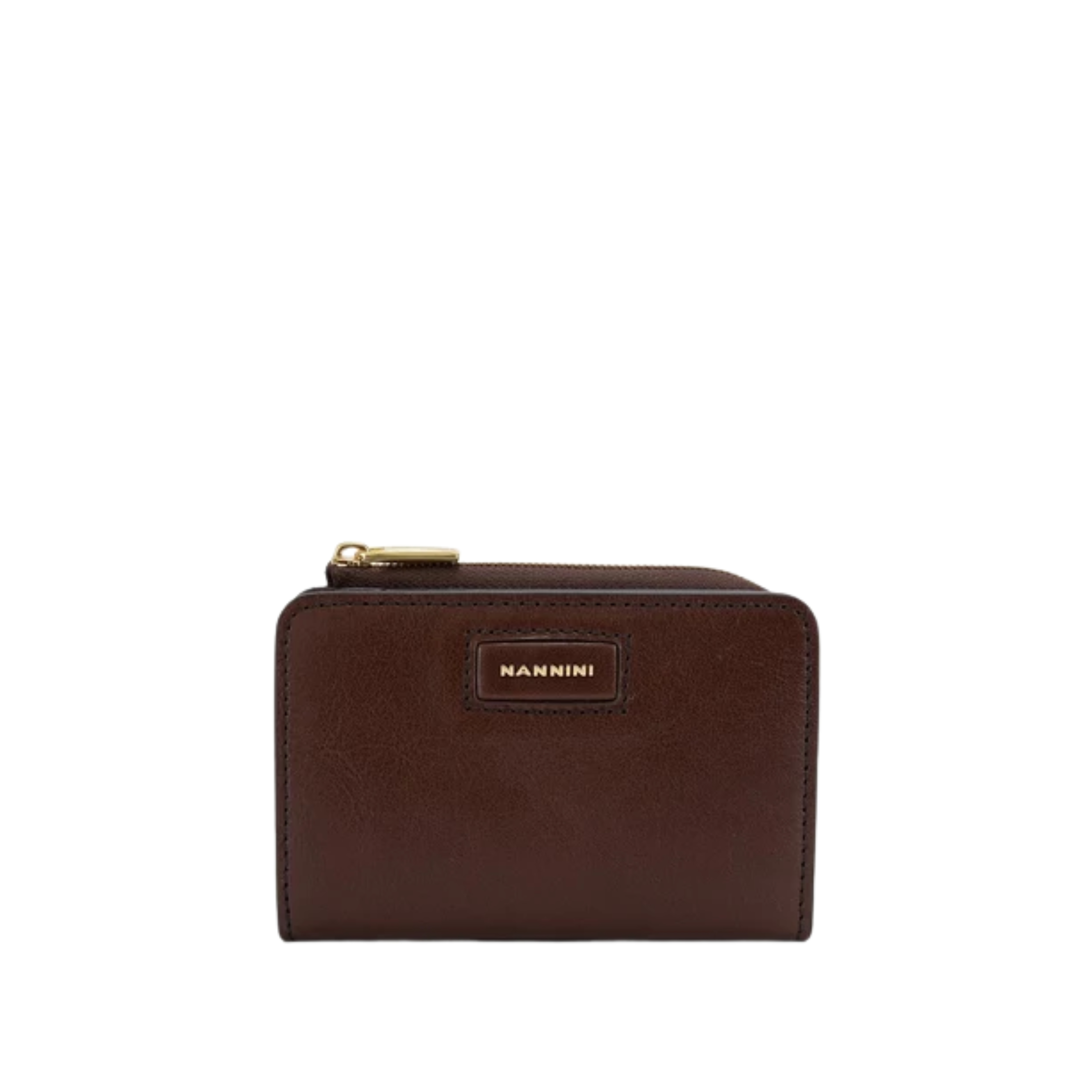 PORTAFOGLI PICCOLO IN PELLE DONNA MARRONE