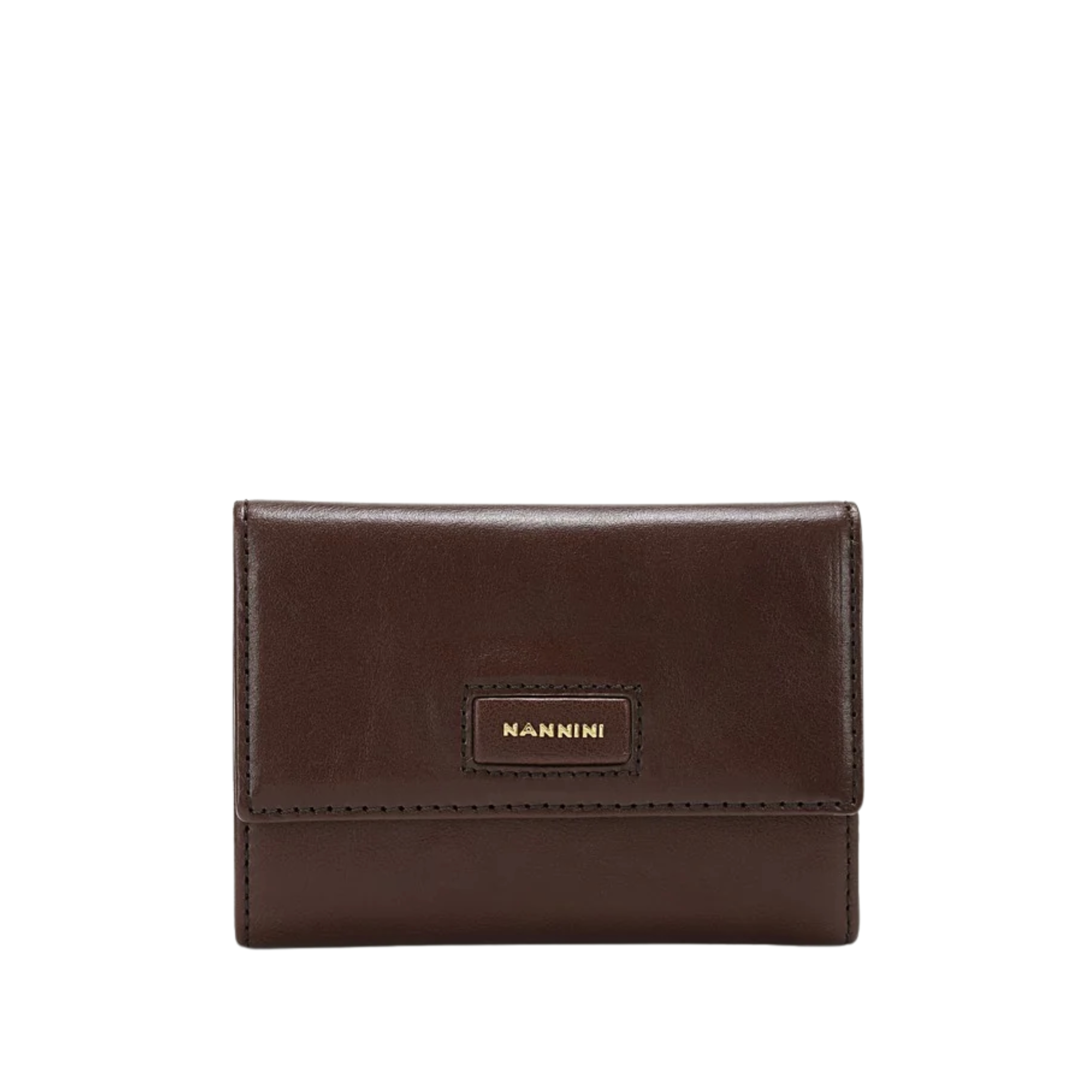 PORTAFOGLI IN PELLE DONNA MARRONE