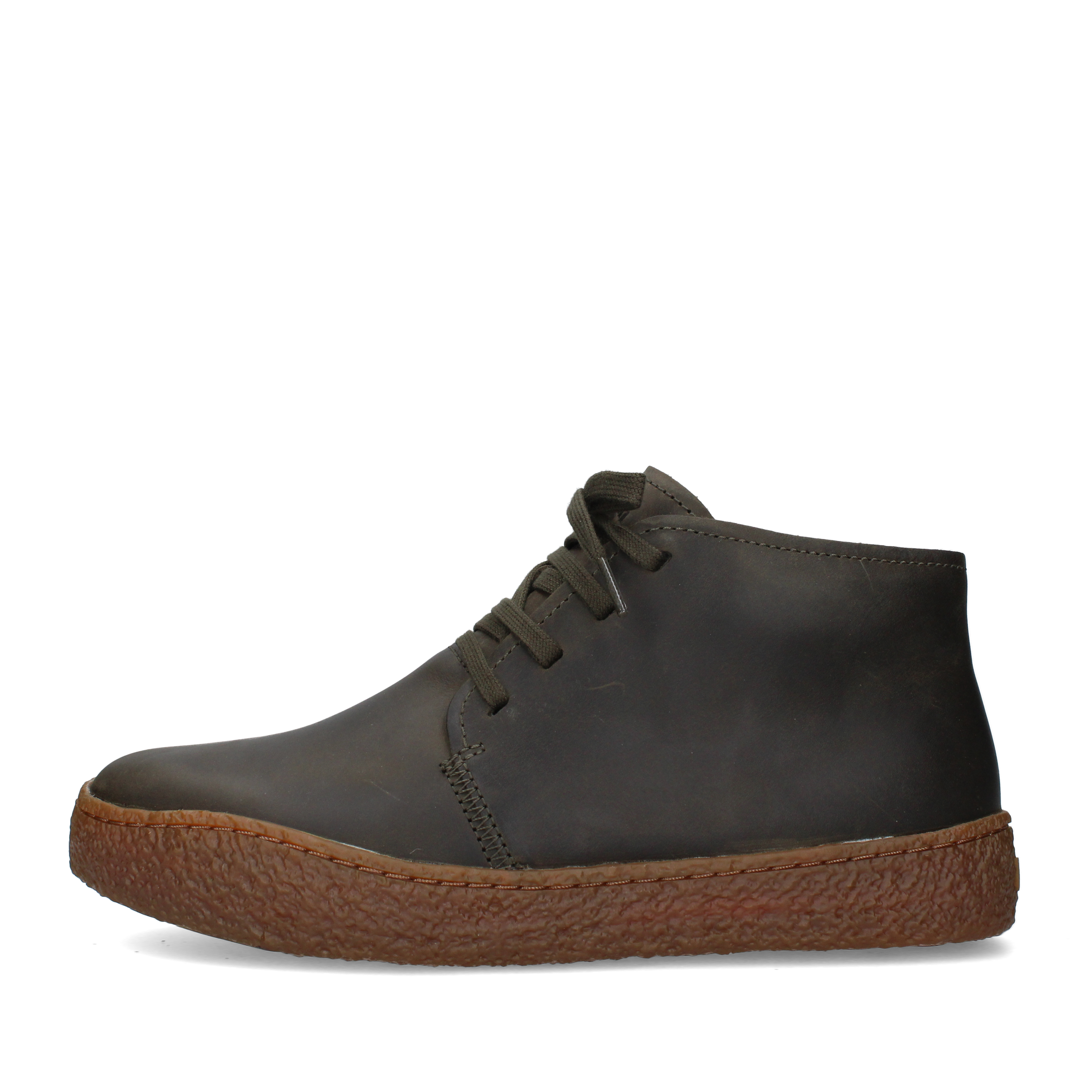 SNEAKERS ALTE CON SUOLA A CONTRASTO UOMO VERDE
