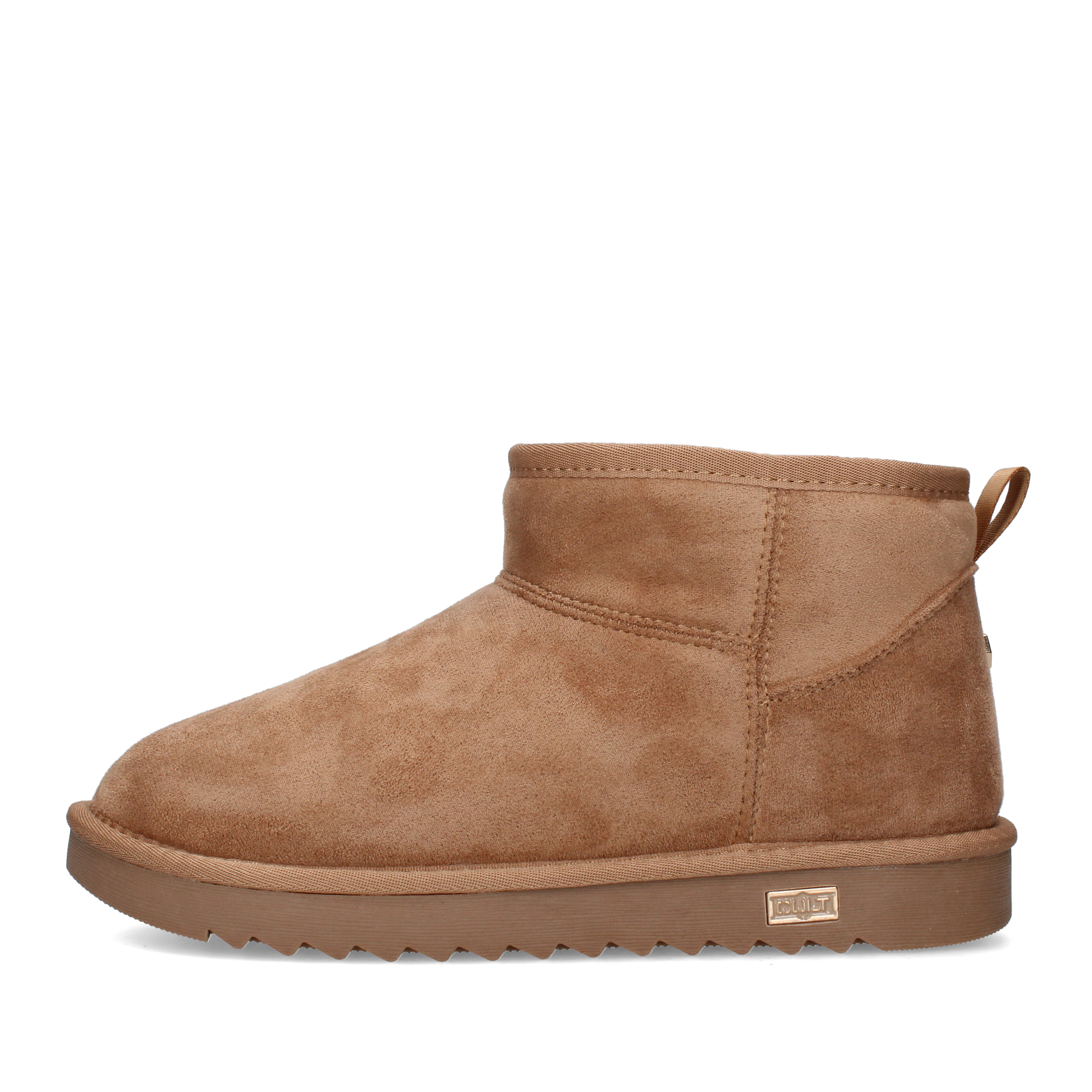 STIVALETTI TACCO BASSO IMBOTTITI DONNA BEIGE
