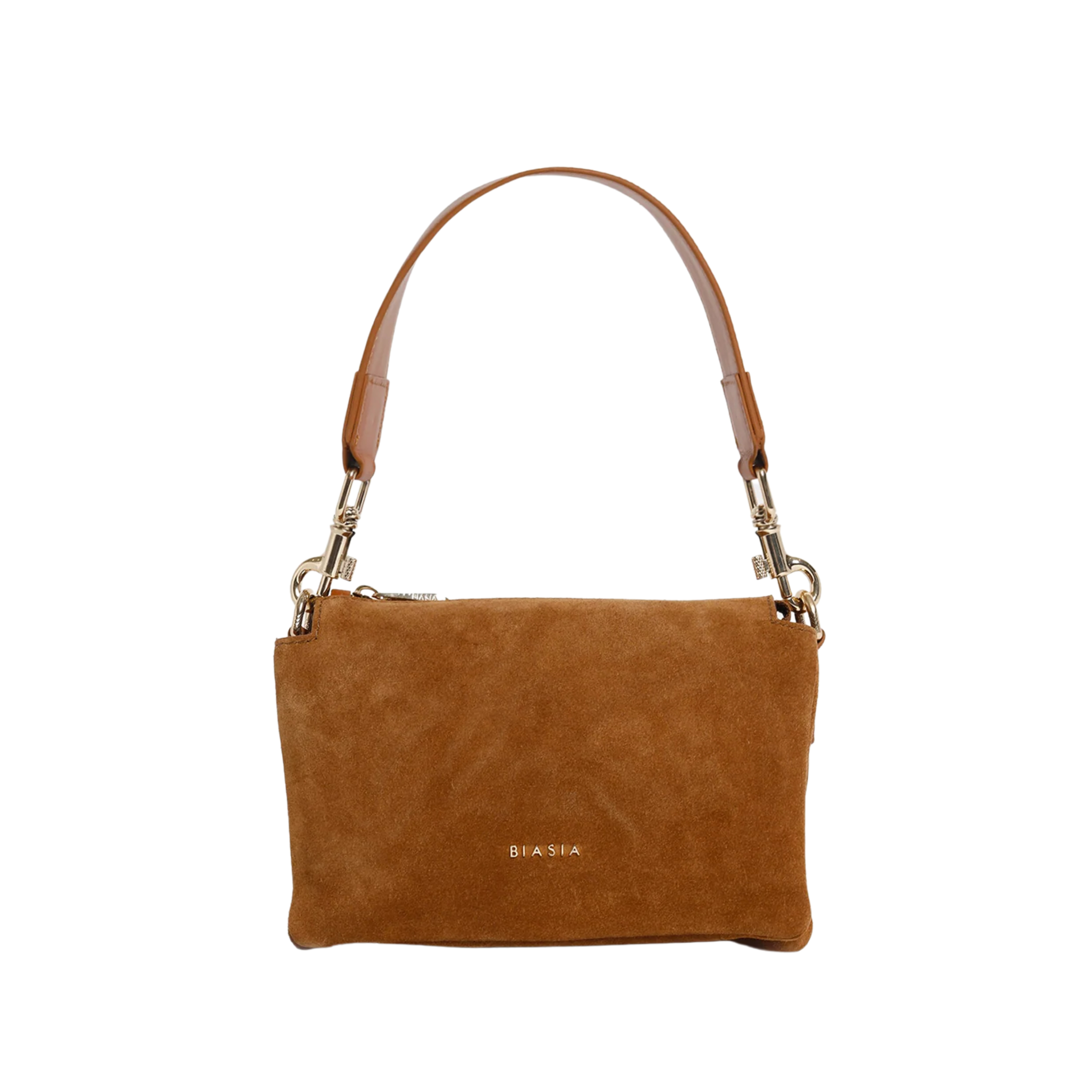 BORSA A SPALLA IN CAMOSCIO DONNA MARRONE