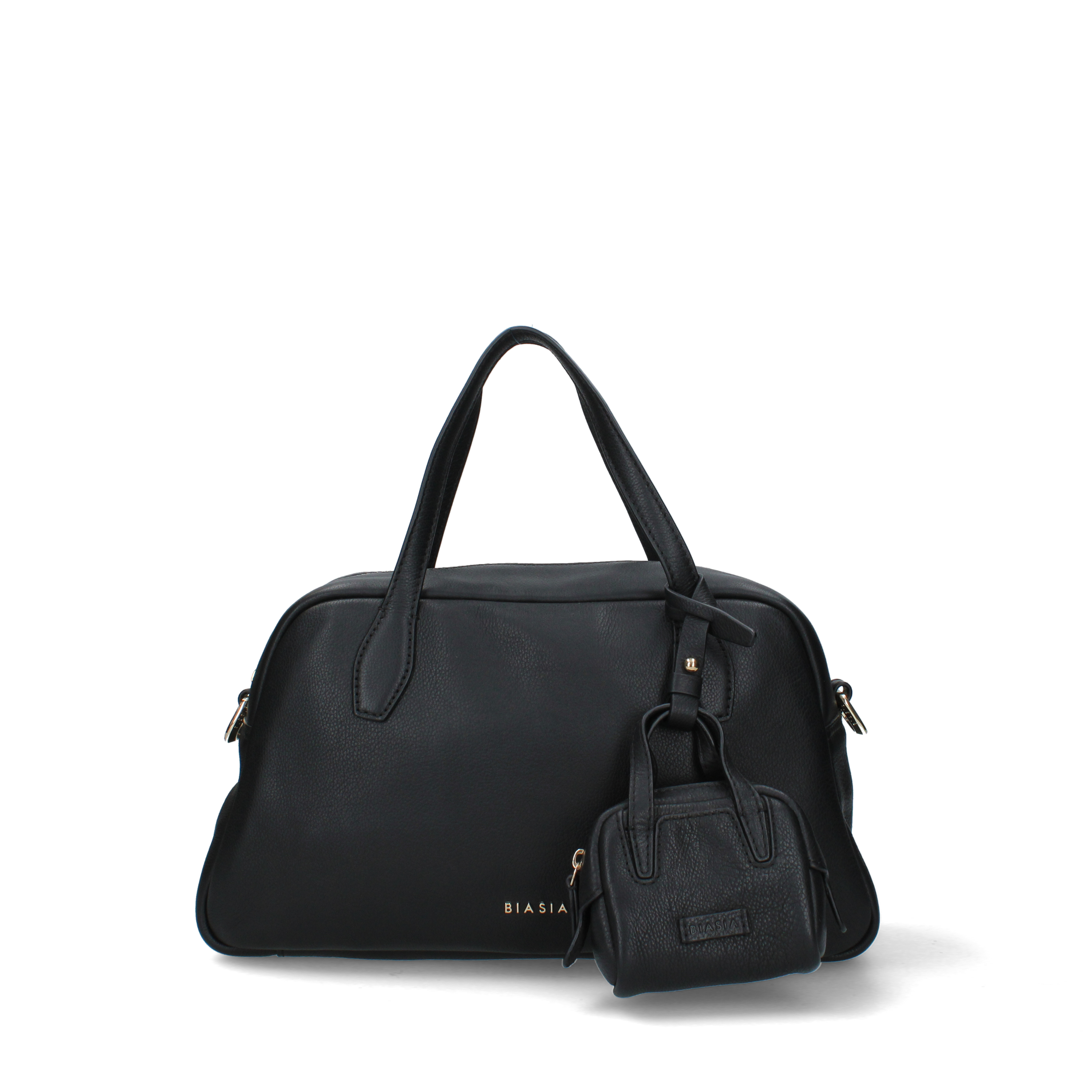 BORSA A MANO MORBIDA IN PELLE DONNA NERO