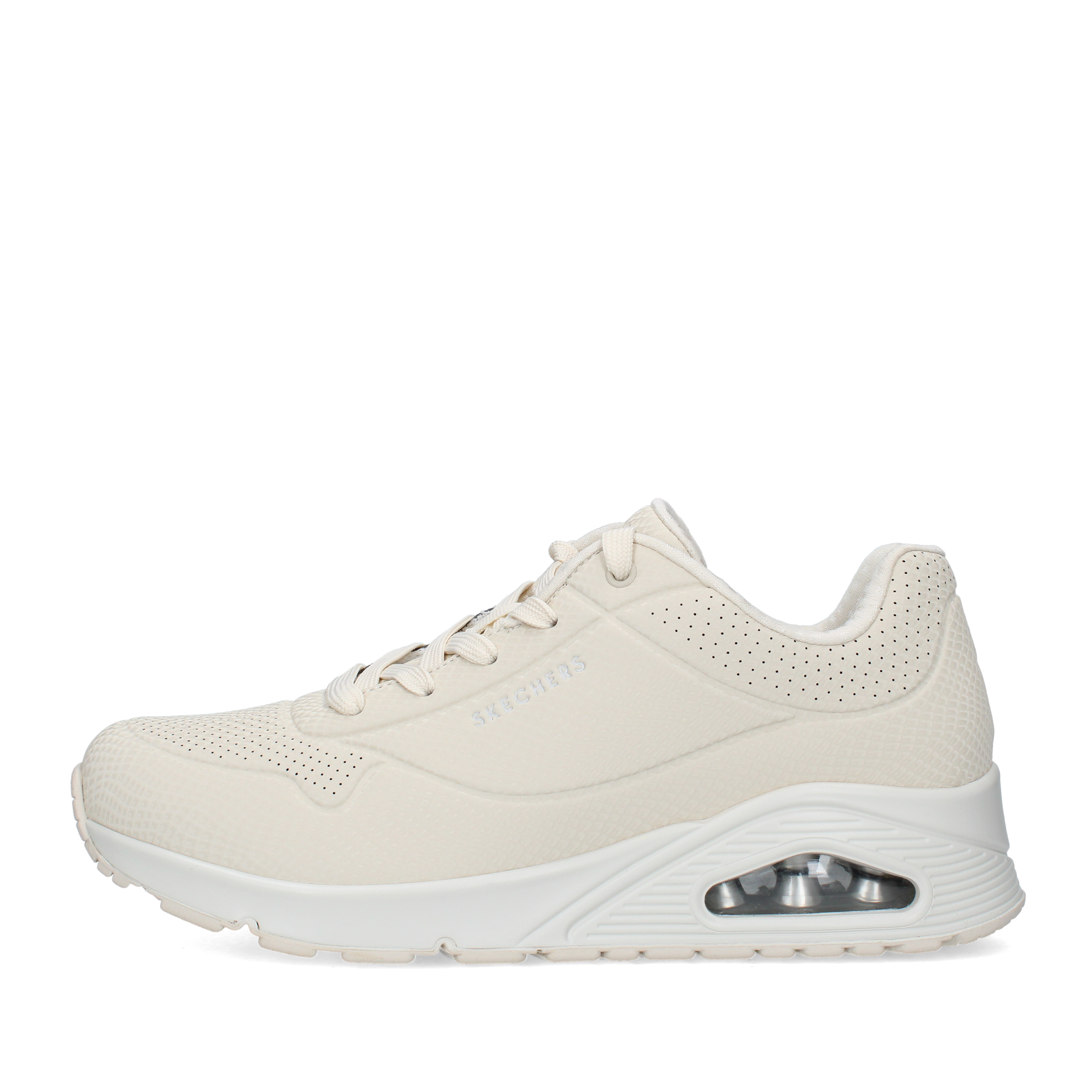 SNEAKERS BASSE CON INSERTO AMMORTIZZATO DONNA BIANCO