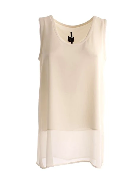 TOP GIROCOLLO ART. 365 DONNA BIANCO