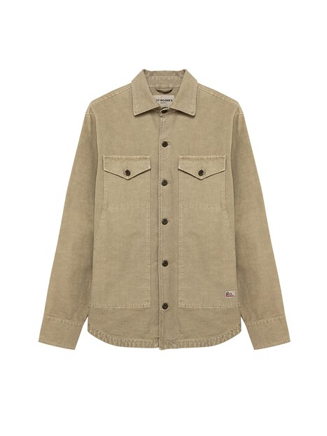 CAMICIA OVER LAGUNA UOMO BEIGE