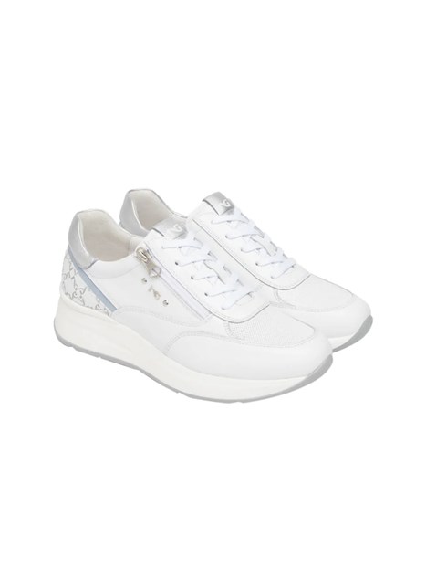 SNEAKERS BASSE E615190D CON LOGO DONNA BIANCO