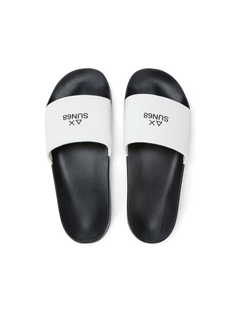 CIABATTE X36101 UOMO BIANCO NERO