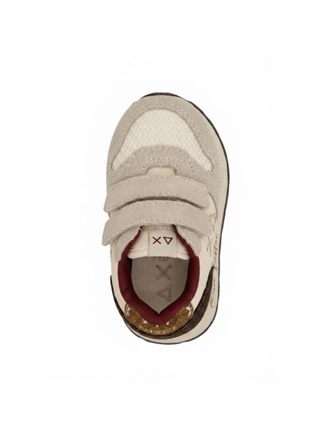 SNEAKERS BASSE PRIMI PASSI CON STRAPPO BAMBINA BIANCO