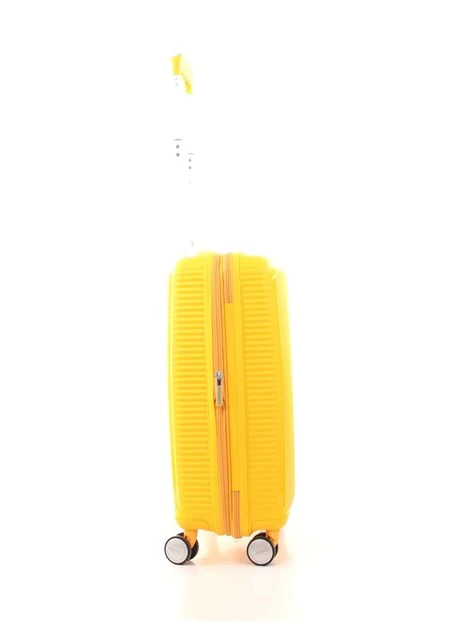 TROLLEY RIGIDO SOUNDBOX EXP 55 CM GOLDEN YELLOW