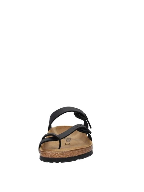 CIABATTE MAYARI IN BIRKO FLOR UNISEX ADULTO NERO