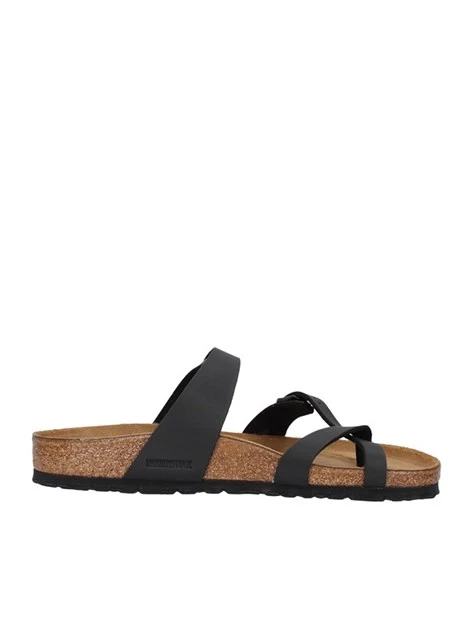 CIABATTE MAYARI IN BIRKO FLOR UNISEX ADULTO NERO