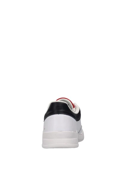 SNEAKERS LOGO IN PELLE