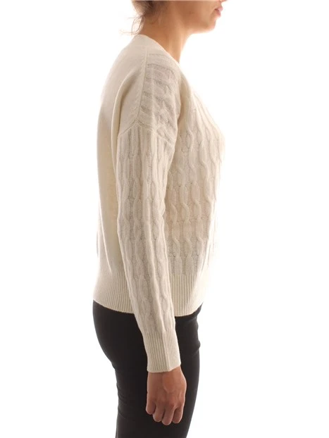 Loreto maglia in lana con scollo a V