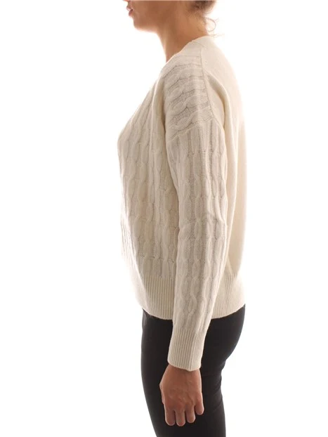 Loreto maglia in lana con scollo a V