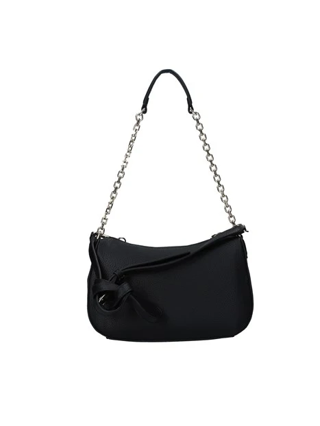 BORSA A SPALLA CON POCHETTE DONNA NERO