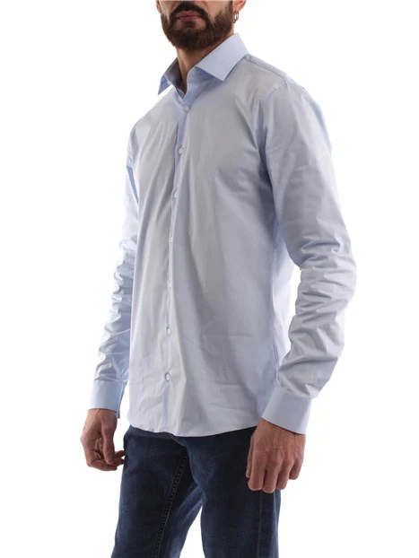 CAMICIA ADERENTE UOMO BLU