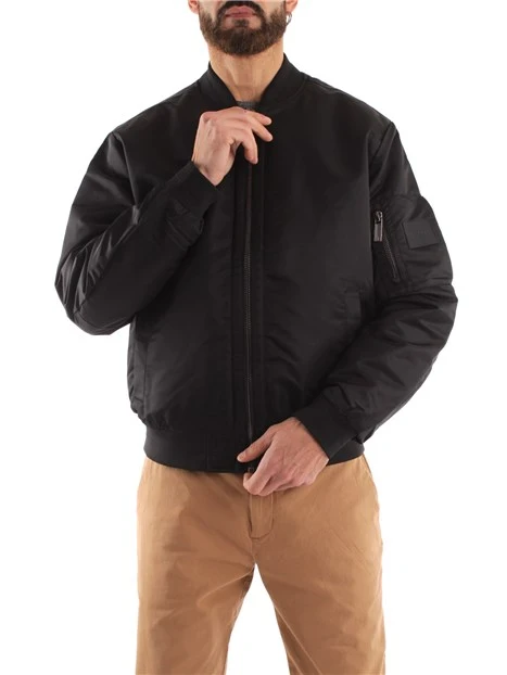 BOMBER CON TASCHE UOMO NERO