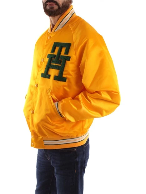 GIACCA VARSITY CON MONOGRAMMA UOMO GIALLO