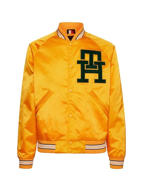 GIACCA VARSITY CON MONOGRAMMA UOMO GIALLO