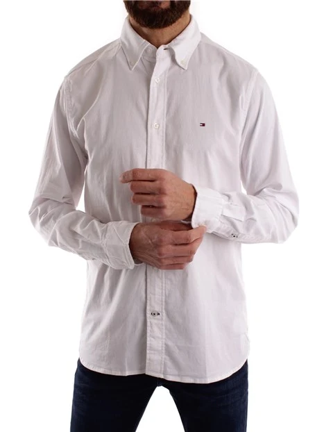 CAMICIA CON BANDIERINA 1985 UOMO BIANCO