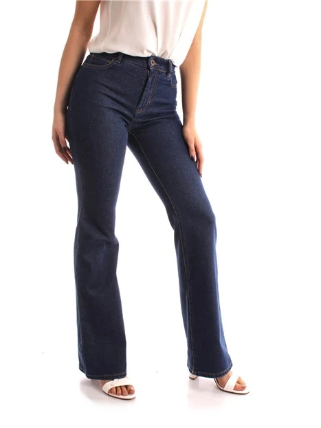 JEANS A ZAMPA ANNI 70 DONNA BLU