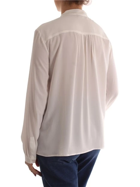 BLUSA CON BOTTONCINI DONNA BIANCO