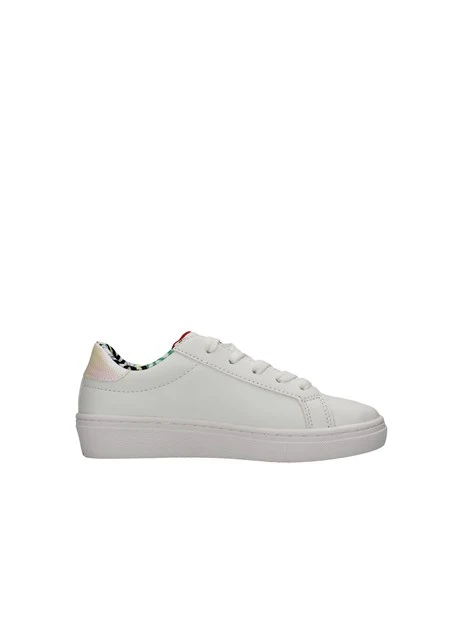 SNEAKERS CON DUE CUORI BAMBINA BIANCHE