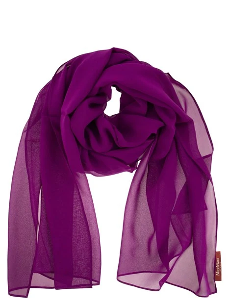 FOULARD IN SETA MONOCOLORE DONNA VIOLA