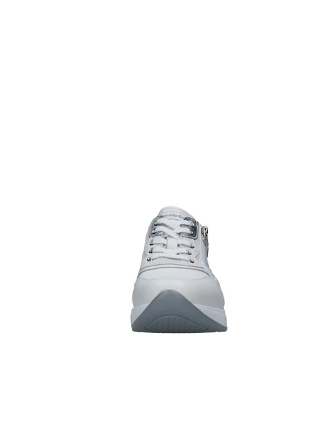 SNEAKERS CON ZIP LATERALE DONNA BIANCO