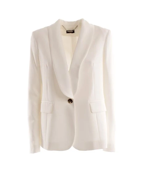 GIACCA BLAZER MONOPETTO DONNA BIANCO