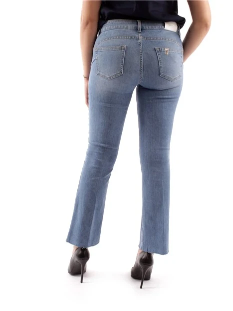 JEANS A ZAMPA DONNA BLU