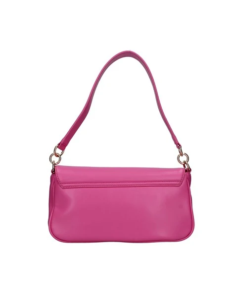 BORSA A SPALLA CON TRACOLLA COLORATA DONNA FUCSIA