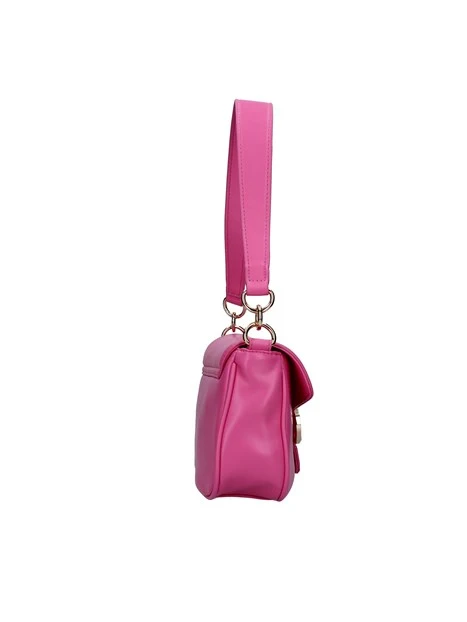 BORSA A SPALLA CON TRACOLLA COLORATA DONNA FUCSIA