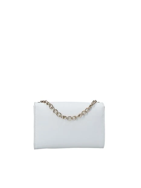 BORSA A TRACOLLA PICCOLA CON CATENA DIVINA DONNA BIANCO