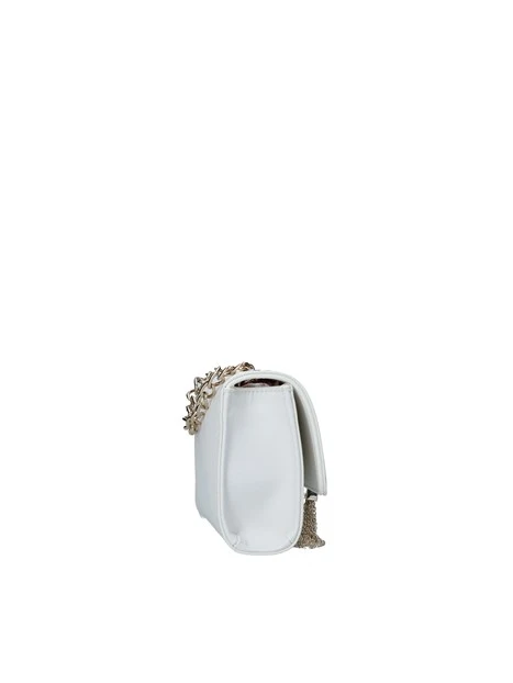 BORSA A TRACOLLA PICCOLA CON CATENA DIVINA DONNA BIANCO