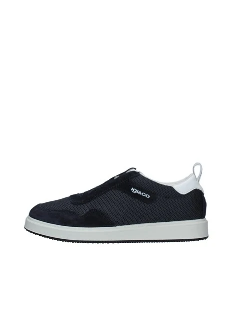 SNEAKERS BASSE CON ELASTICI UOMO BLU