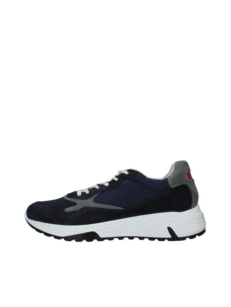 SNEAKERS PLATFORM CON DETTAGLI COLORATI UOMO BLU