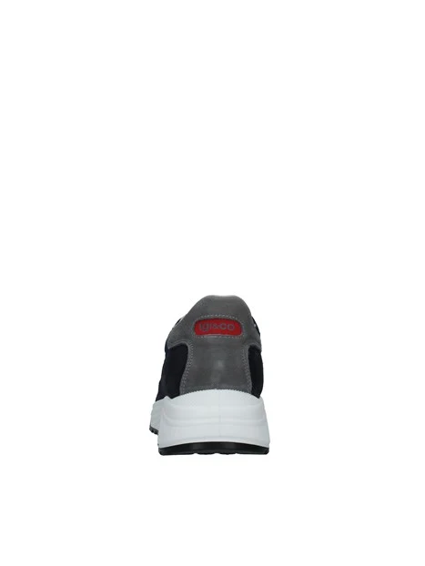 SNEAKERS PLATFORM CON DETTAGLI COLORATI UOMO BLU
