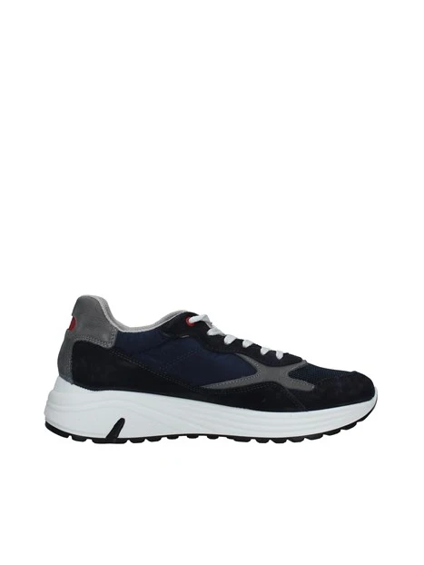 SNEAKERS PLATFORM CON DETTAGLI COLORATI UOMO BLU