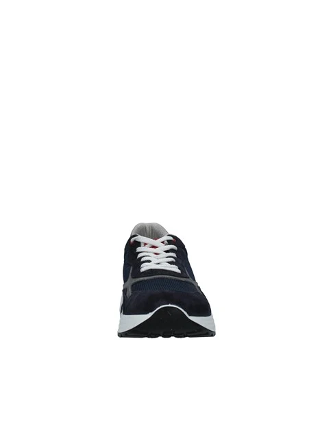 SNEAKERS PLATFORM CON DETTAGLI COLORATI UOMO BLU