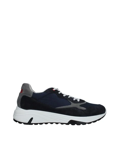 SNEAKERS PLATFORM CON DETTAGLI COLORATI UOMO BLU