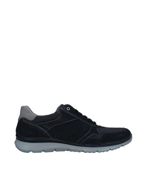 SNEAKERS BASSE CON IMPUNTURE UOMO BLU