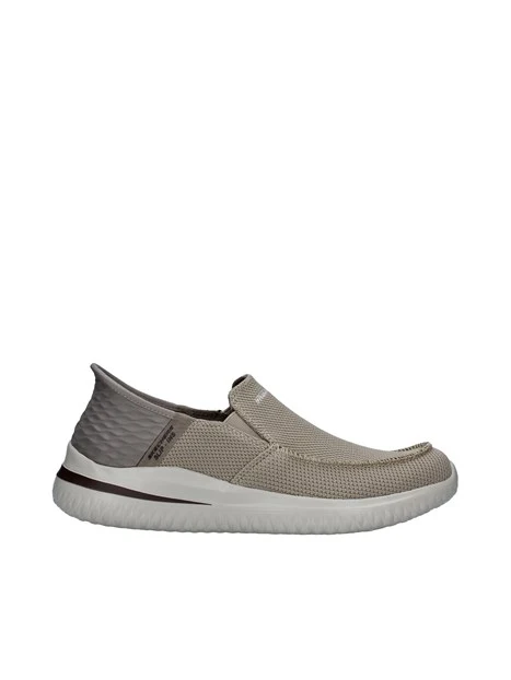 SNEAKERS SLIP ON IN TESSUTO UOMO BEIGE