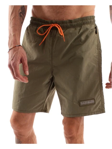 BOXER CON LOGO MORGEX  UOMO VERDE