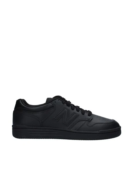 SNEAKERS BASSE 480 IN MISTO PELLE UNISEX ADULTO NERO