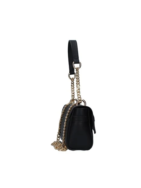 BORSA A TRACOLLA LADY BAGUETTE IN ECOPELLE DONNA NERO