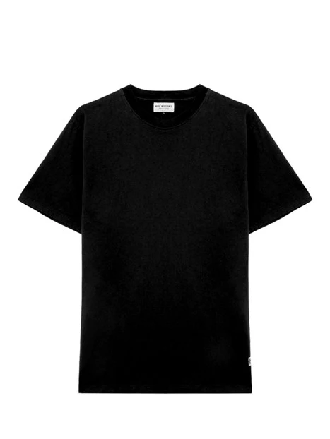 T-SHIRT CON LOGO SUL FONDO UOMO NERO