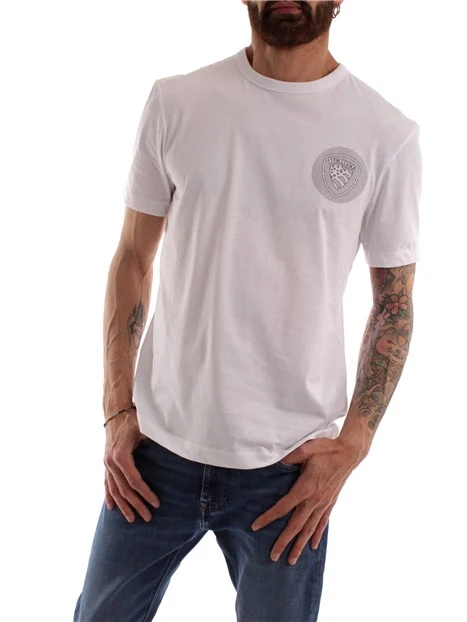 T-SHIRT CON LOGO SUL PETTO UOMO BIANCO