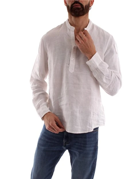 CAMICIA DI LINO UOMO BIANCO