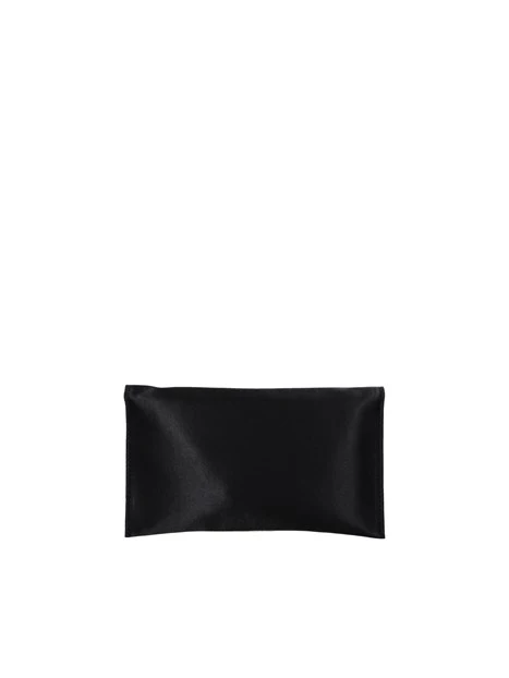 POCHETTE PICCOLA IN RASO DONNA NERO